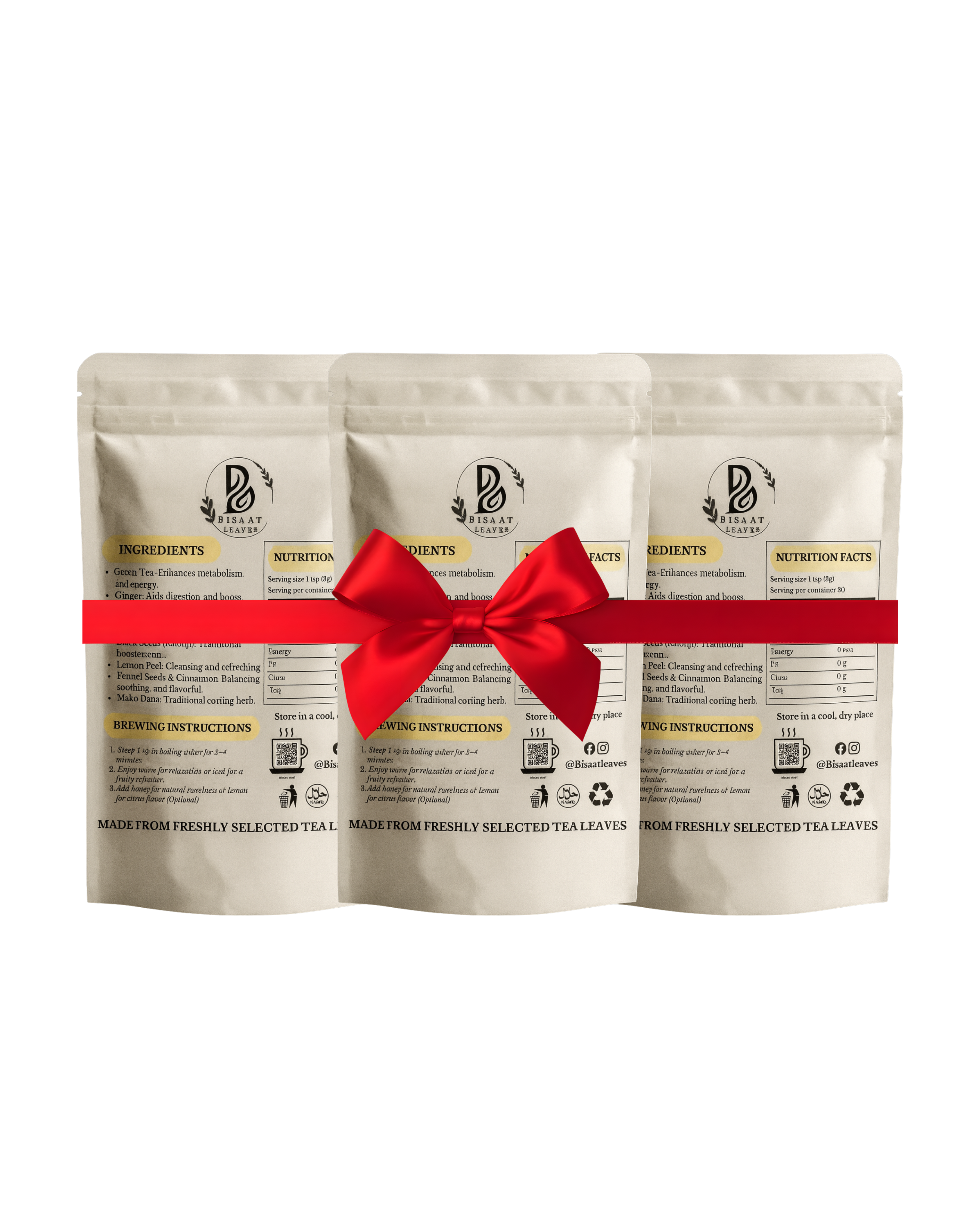 Slim Leaves Pack of 3