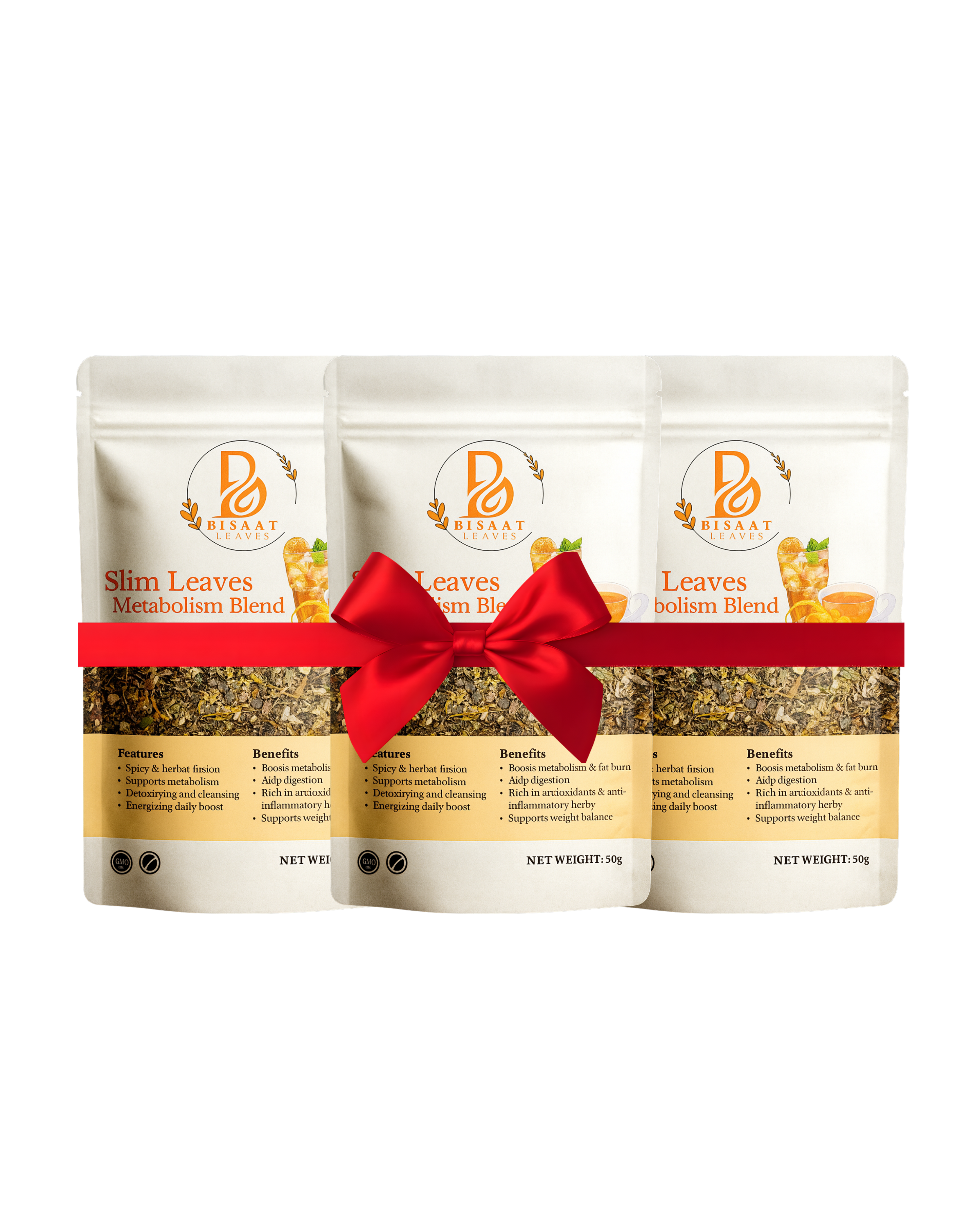 Slim Leaves Pack of 3