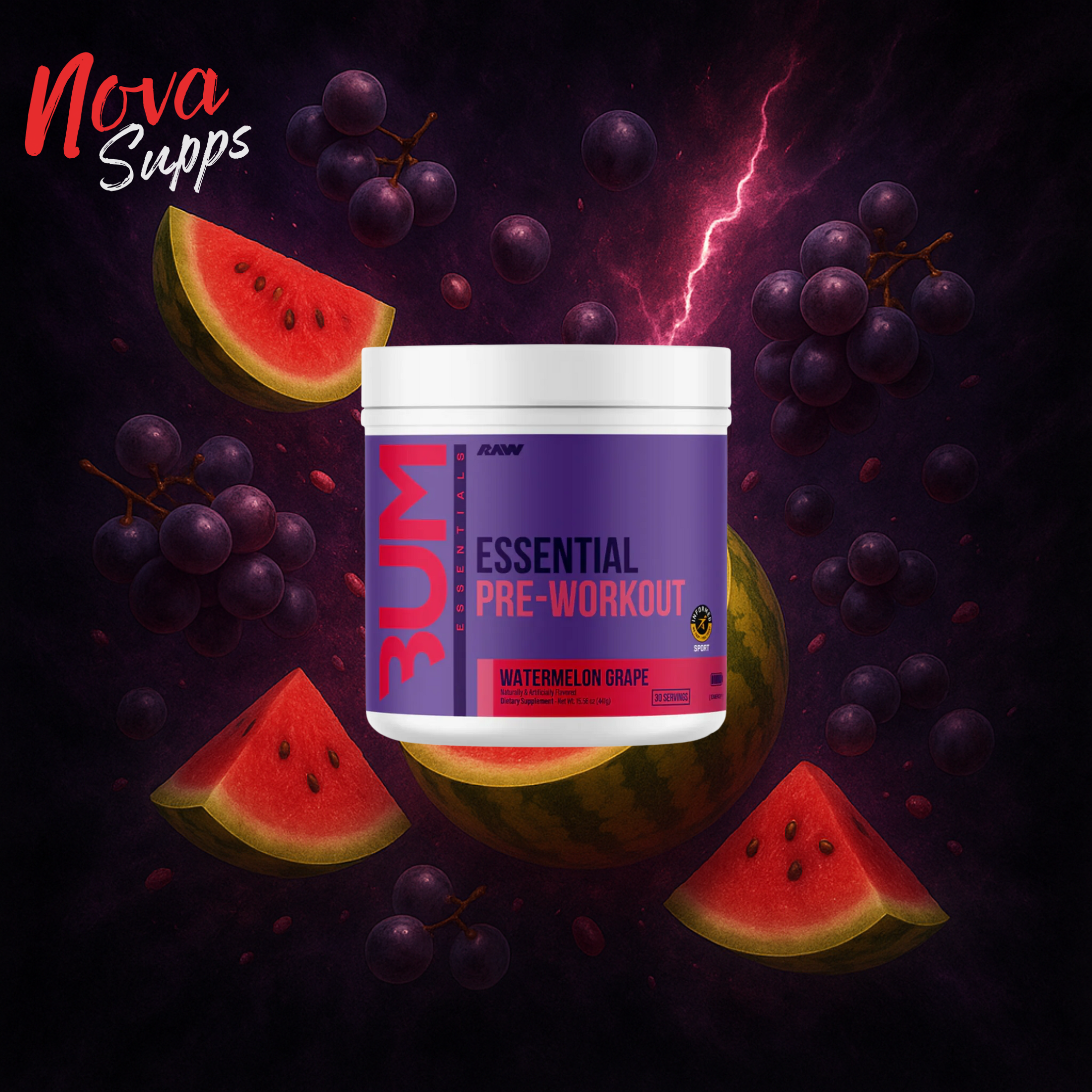 BUM PRE-WORKOUT 30 Servs