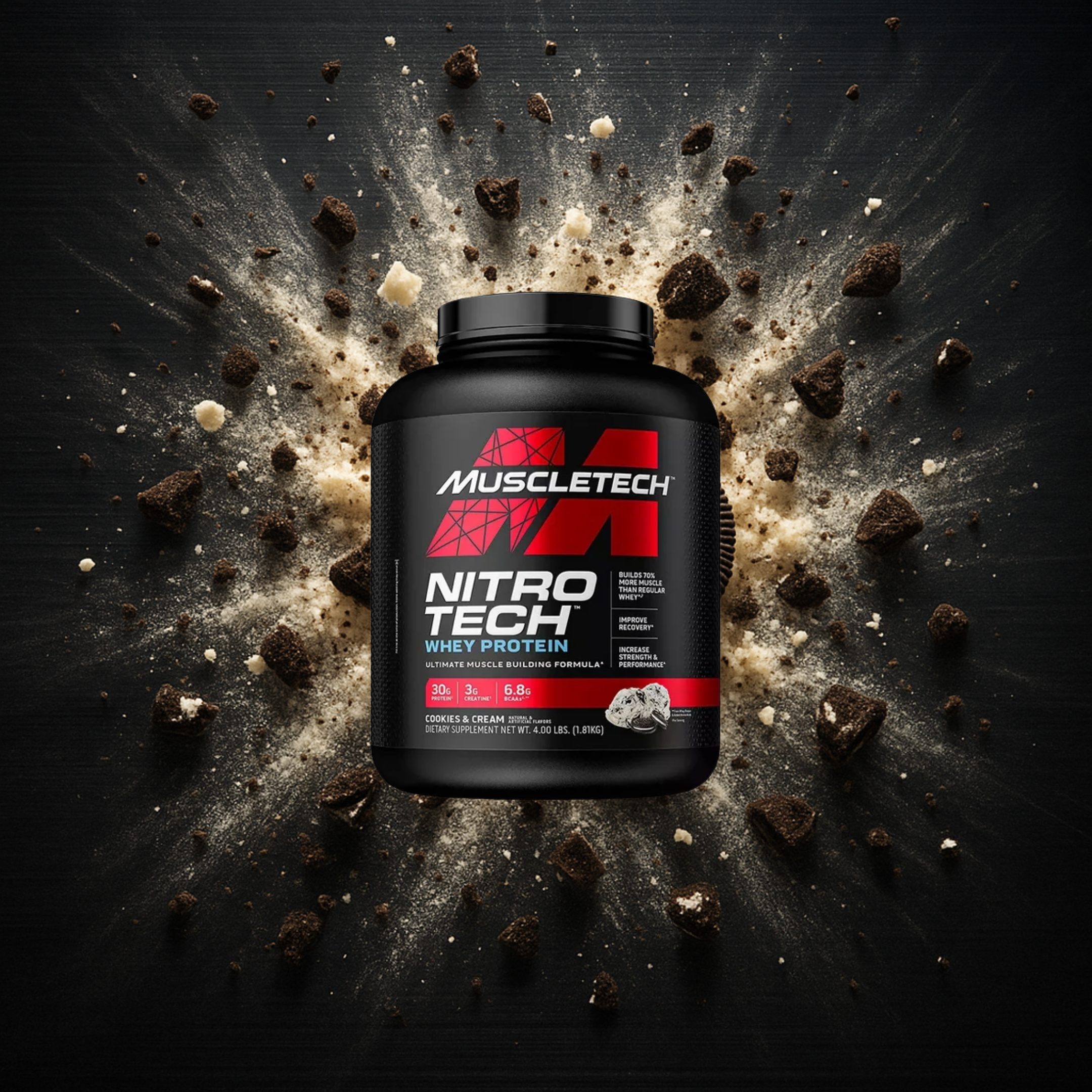 NITRO TECH | WHEY PROTEIN 4 LBS