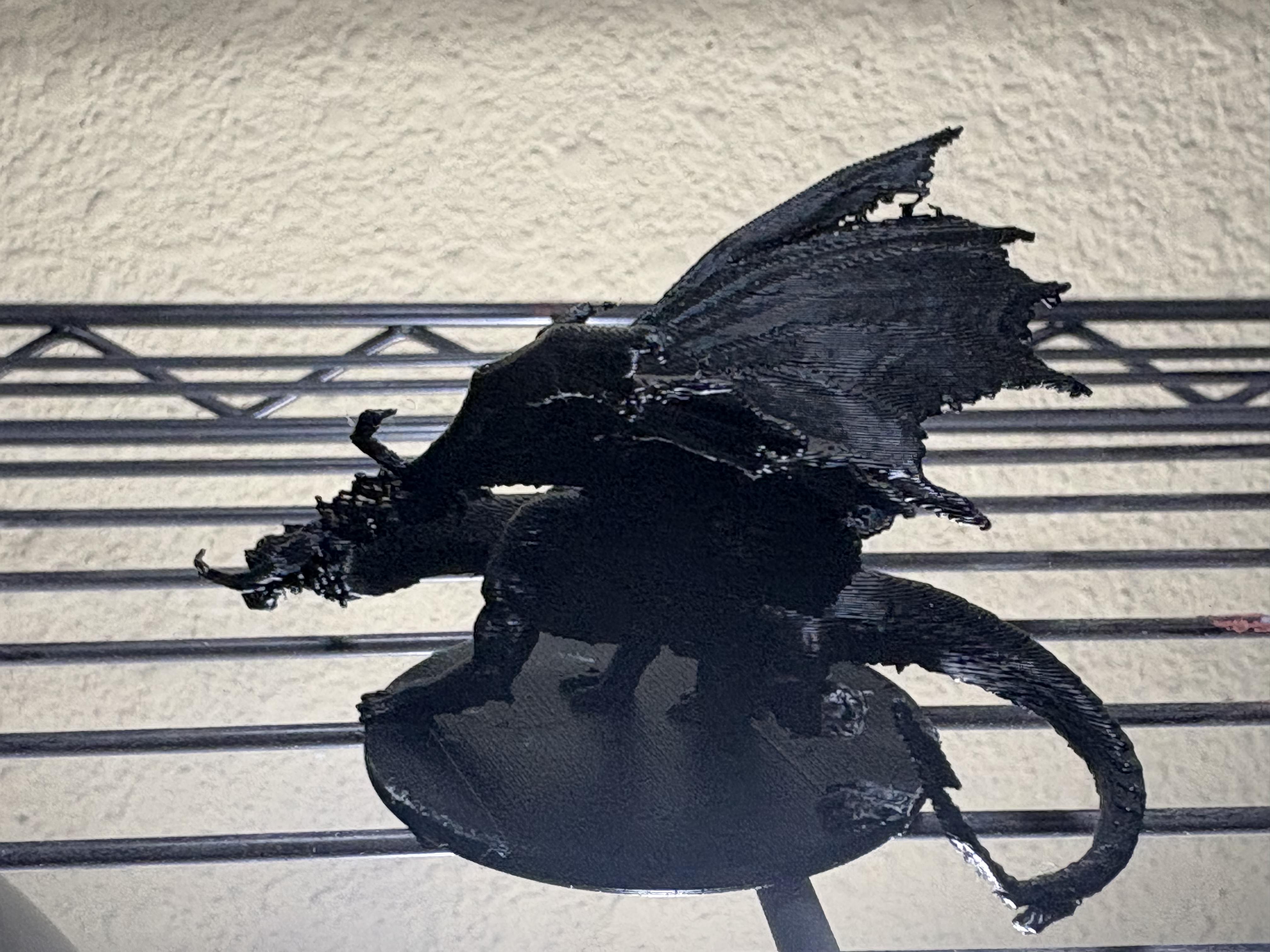 Black Dragon Figurine