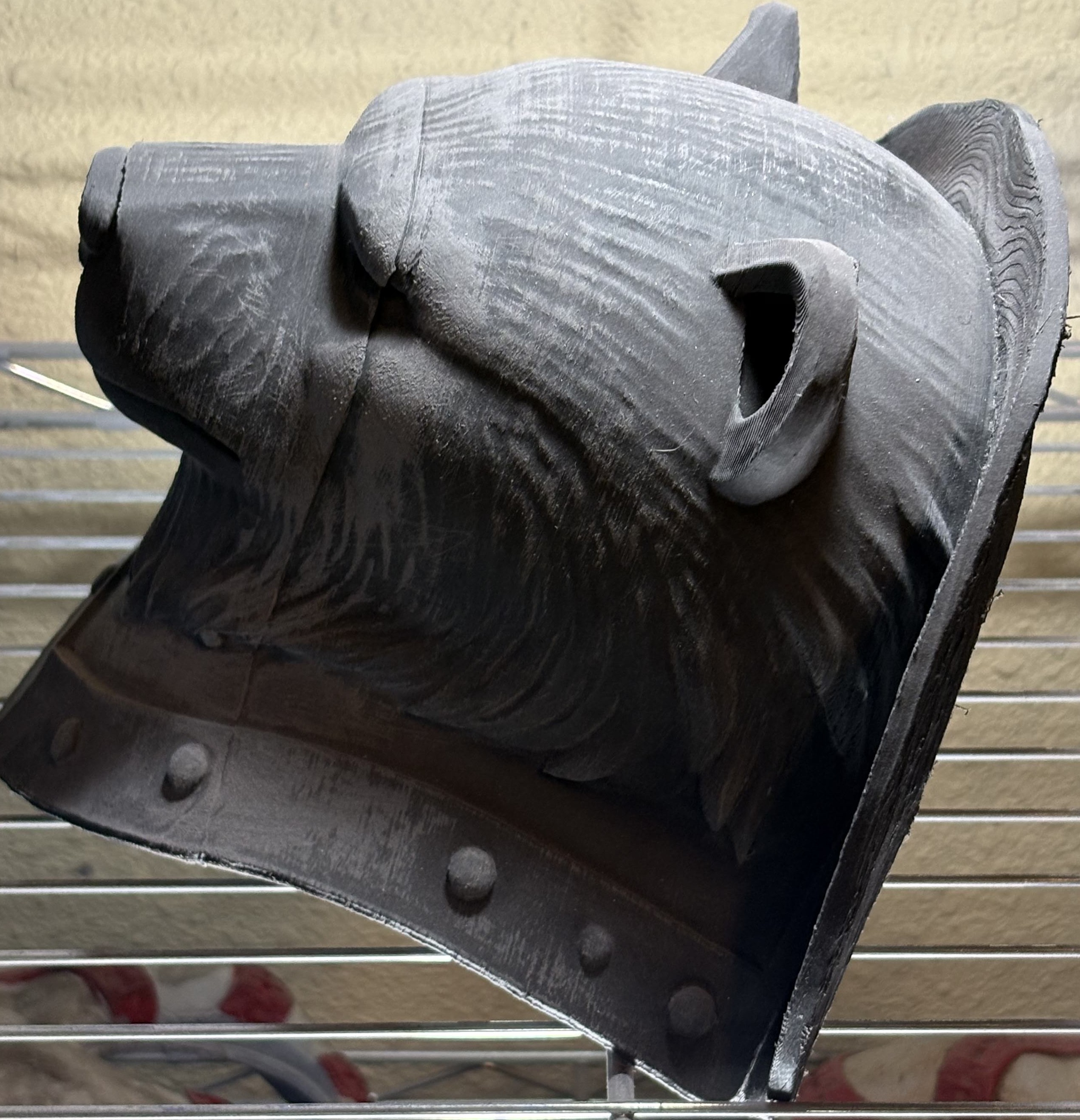 3D-Printed D.I.Y Wearable Cosplay Bear Pauldron.