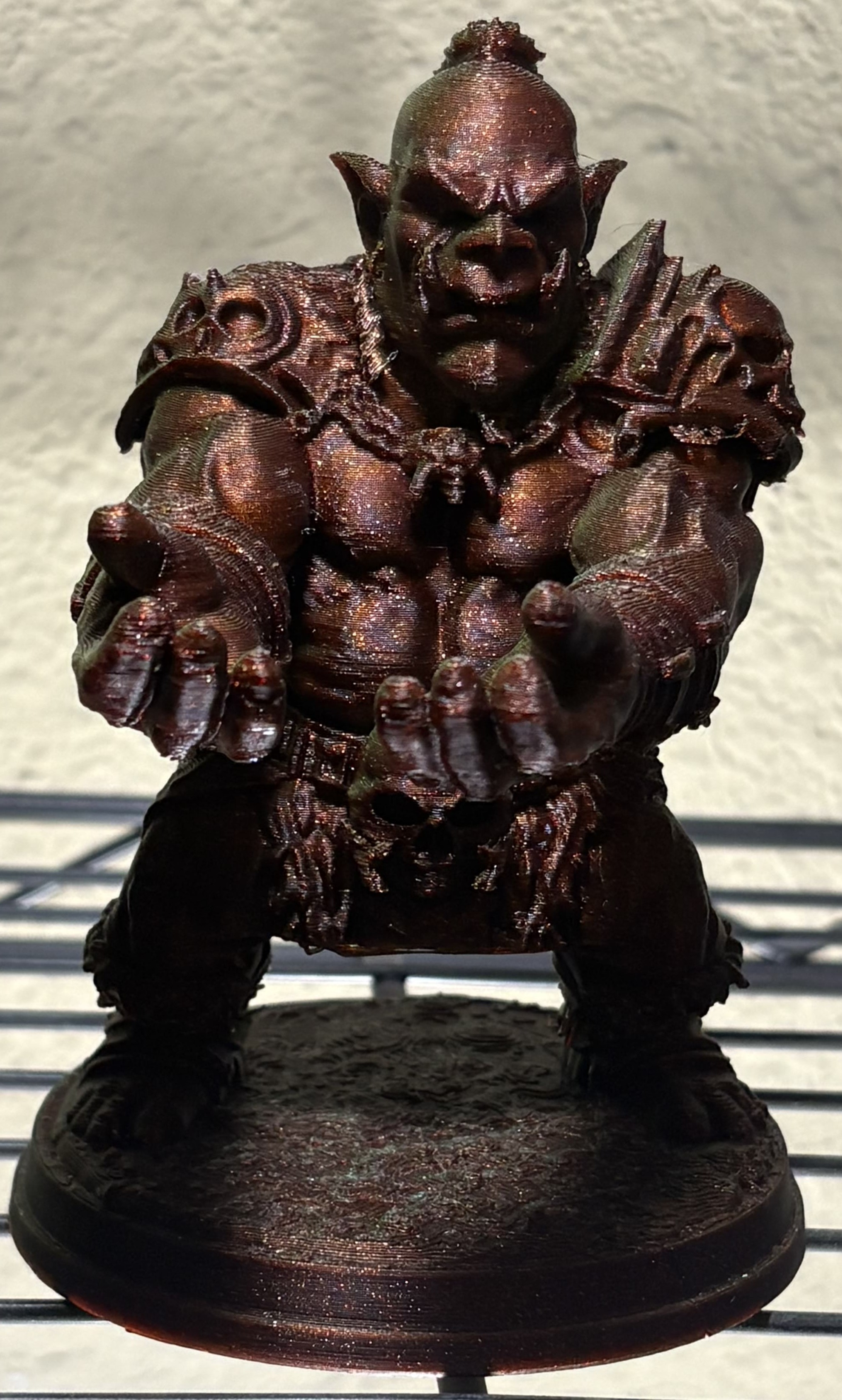 Orc Warrior Figurine/ Orc Pen Holder