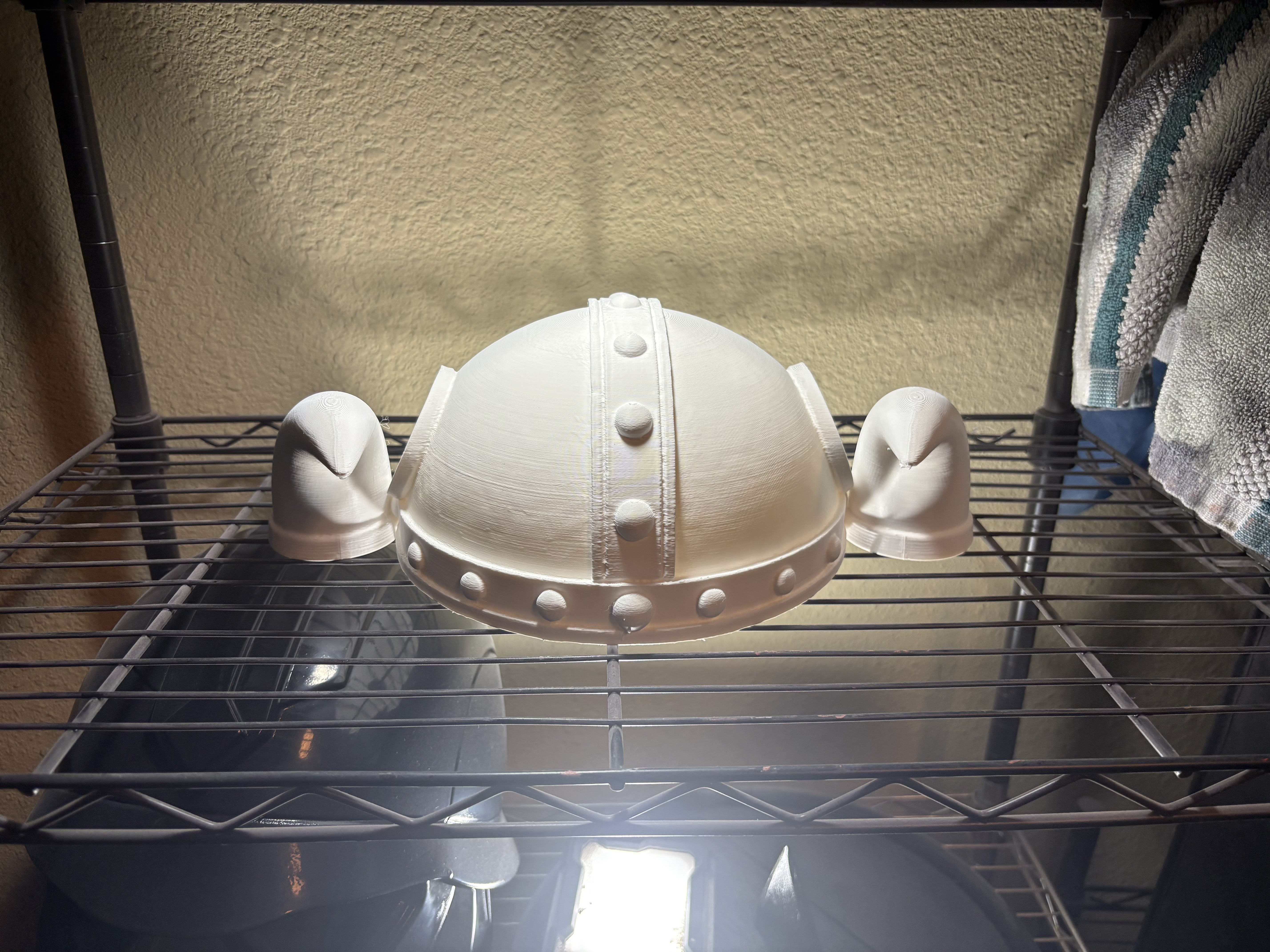 3-D Printed D.I.Y Viking Helmet Kit.