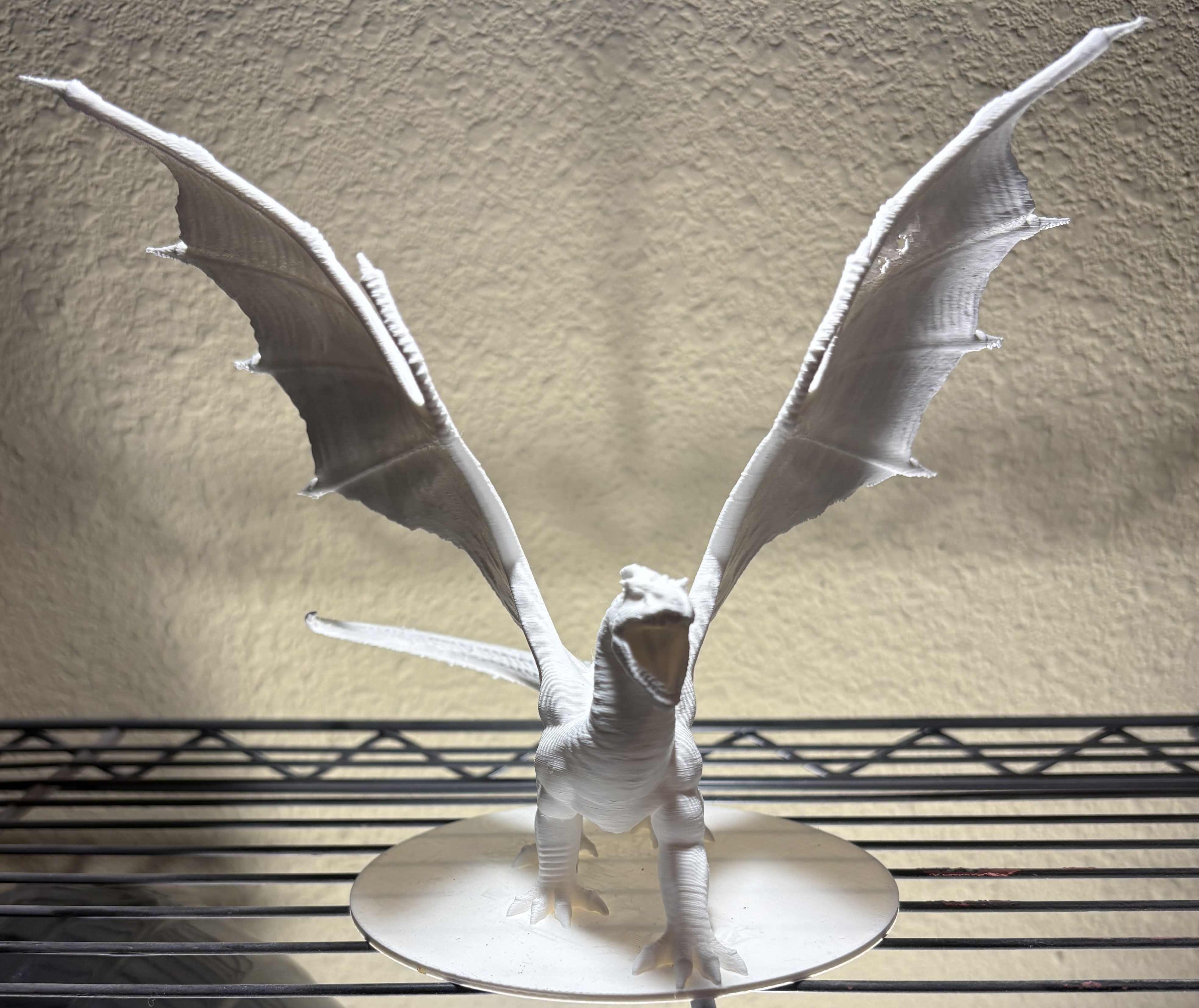 3D Printed Dragon Figurine