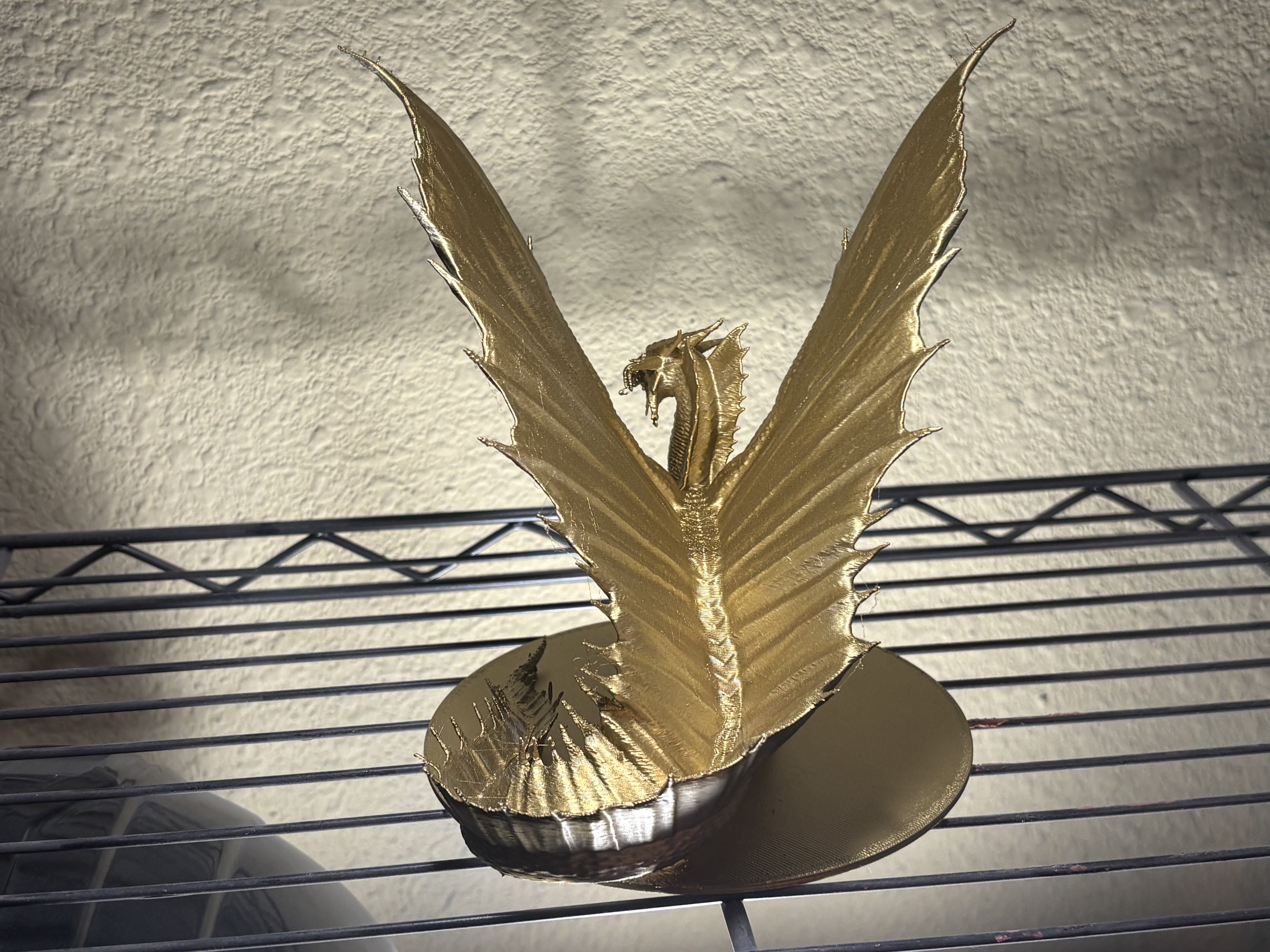Gold Dragon Figurine
