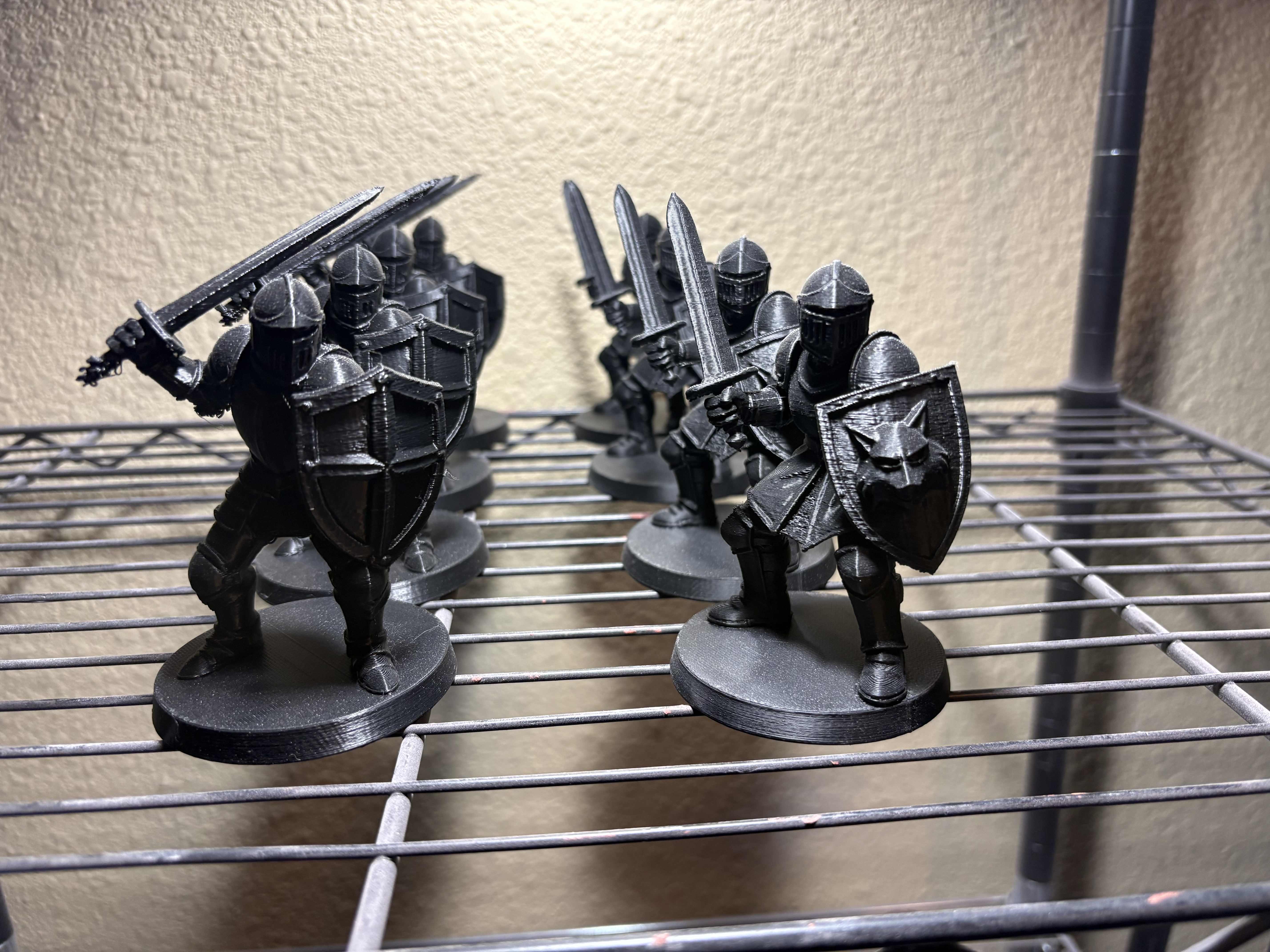 Medieval Knight Miniatures Set