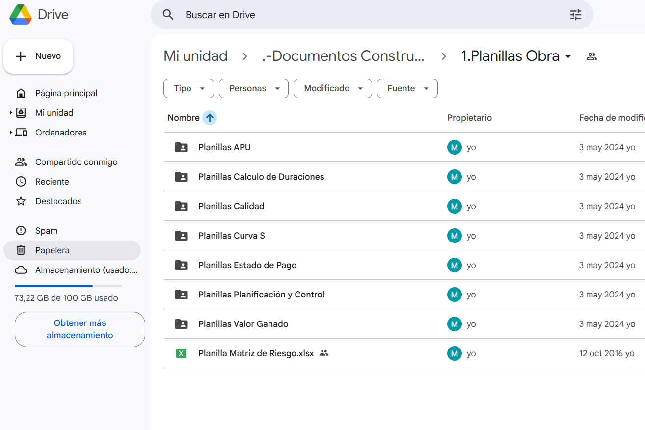 Paquete de Plantillas Excel Esenciales para la Gestión de Obras 