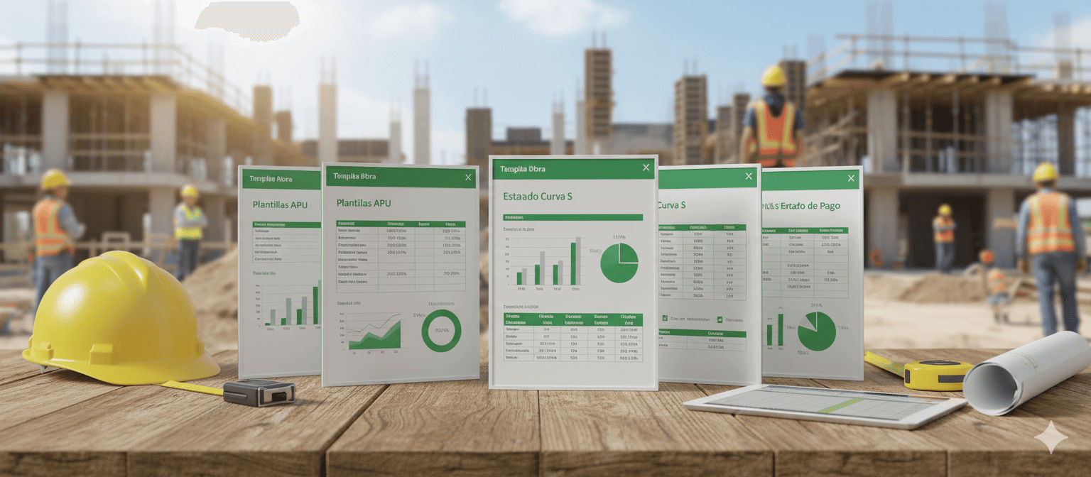Paquete de Plantillas Excel Esenciales para la Gestión de Obras 