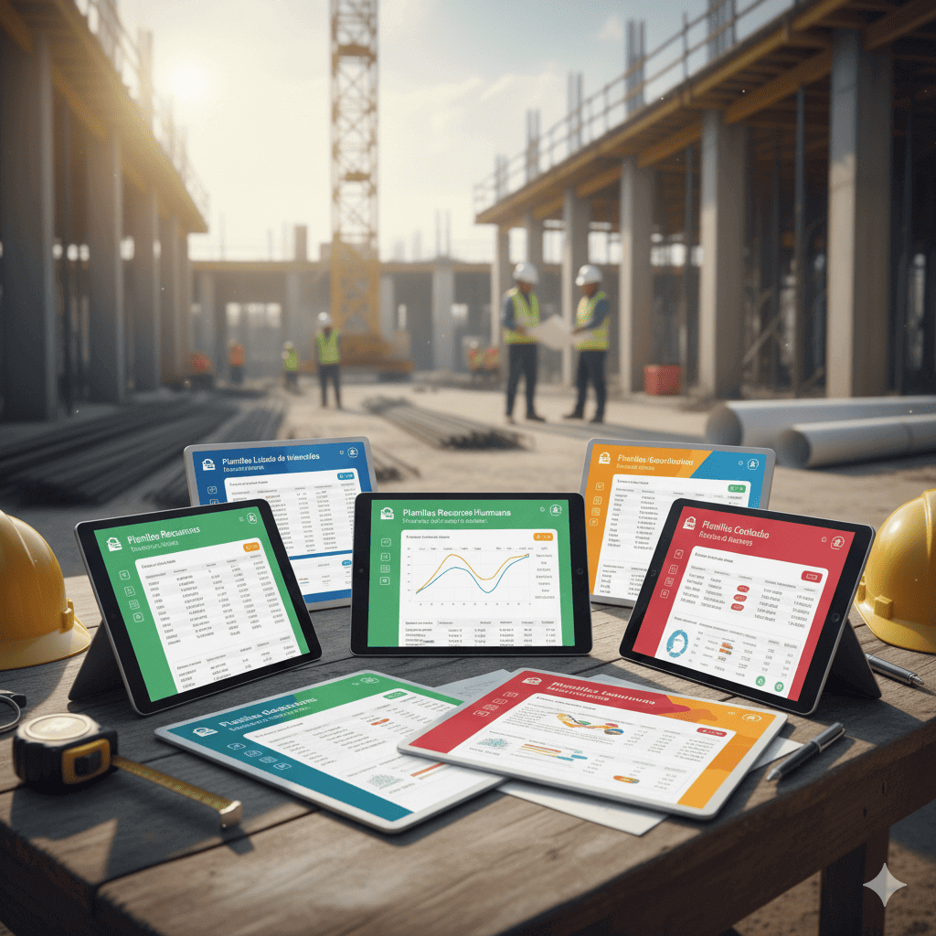 Paquete de Plantillas Excel Esenciales para la Gestión de Obras 