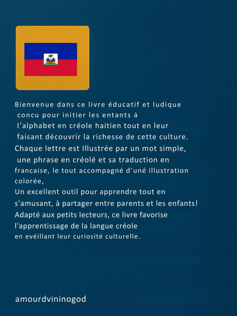Mon premier abécédaire en créole haïtien