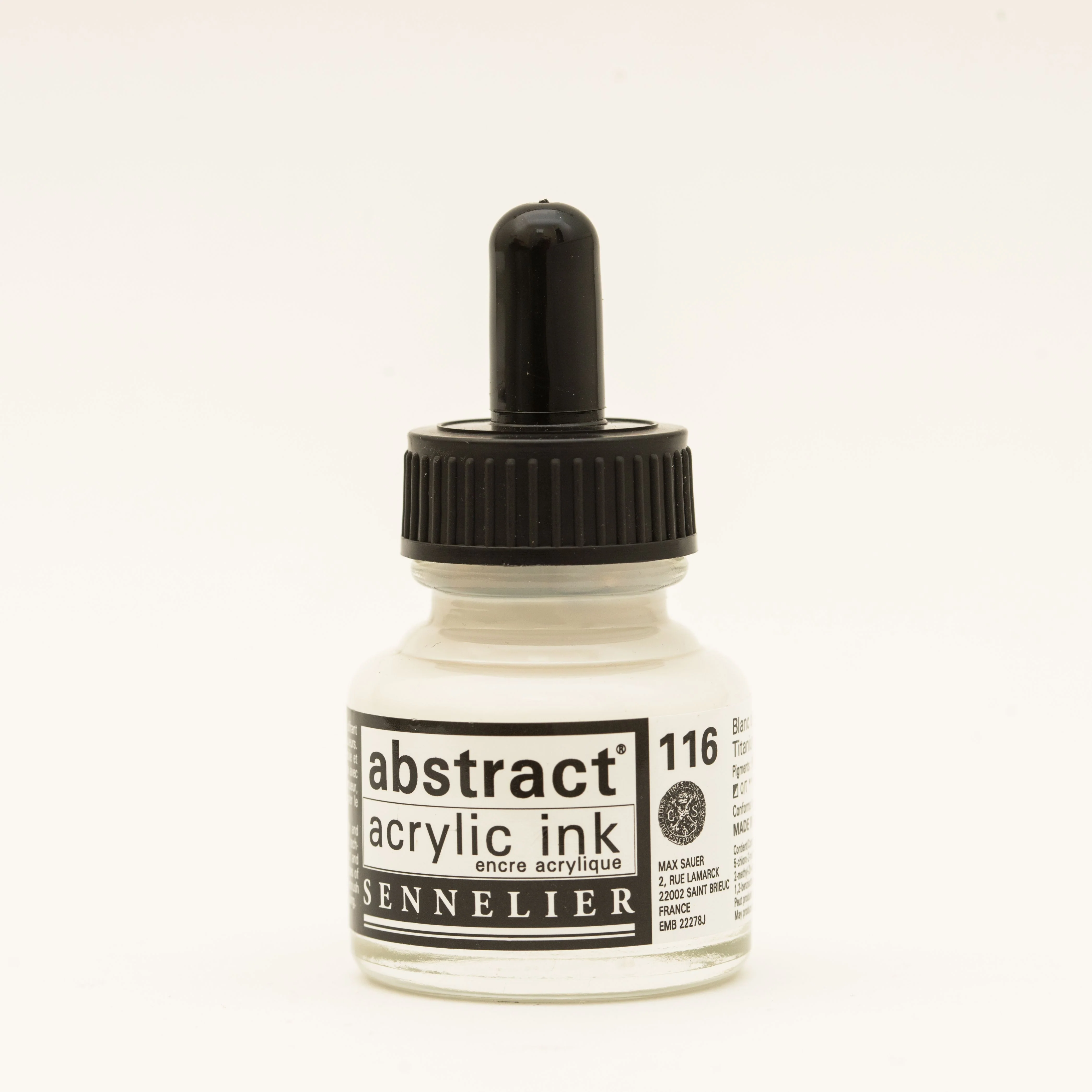 Abstract Encre Acrylique 30 ml -Blanc de Titane