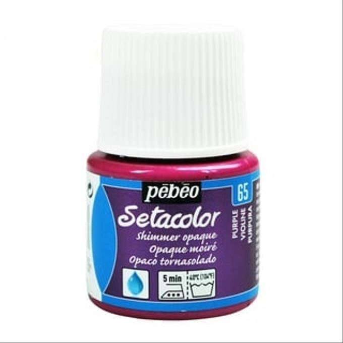 Peinture tissu setacolor Pebeo 45ml Rouge orient
