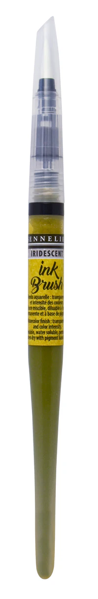 INK BRUSH Encre Aquarellable - Or Irisé