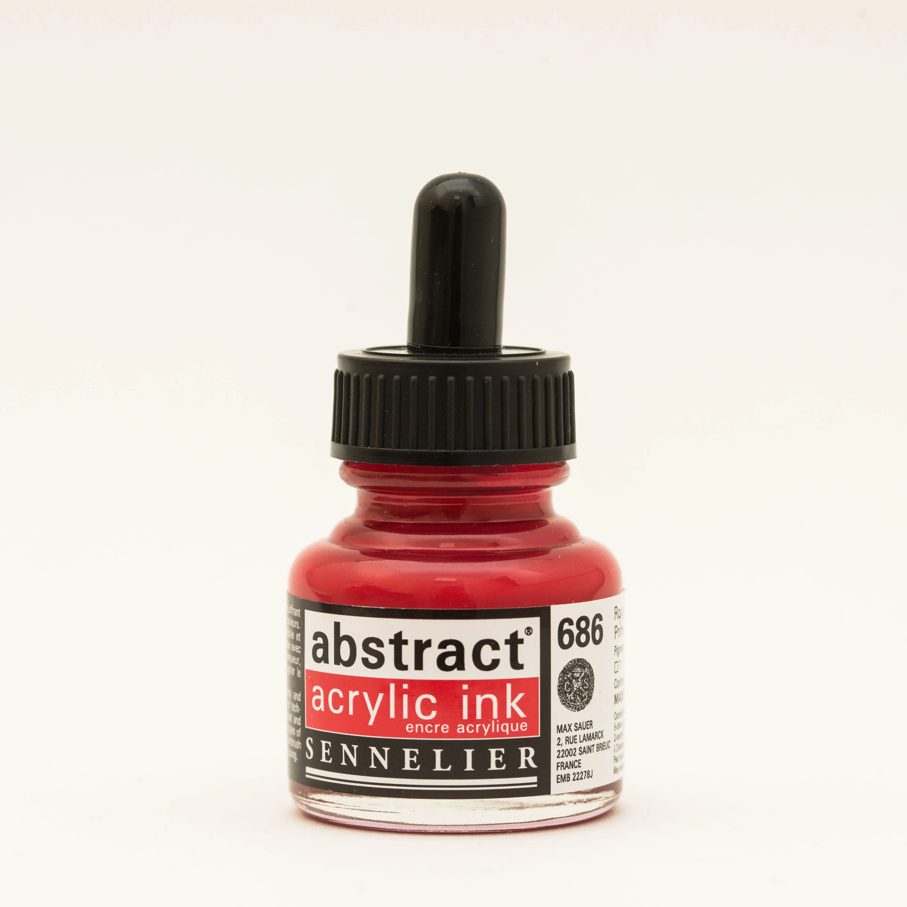 Abstract Encre Acrylique 30 ml - Rouge Primaire