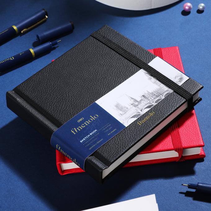 Sketchbook deli finenolo 12x12cm 40 feuilles 160 gsm