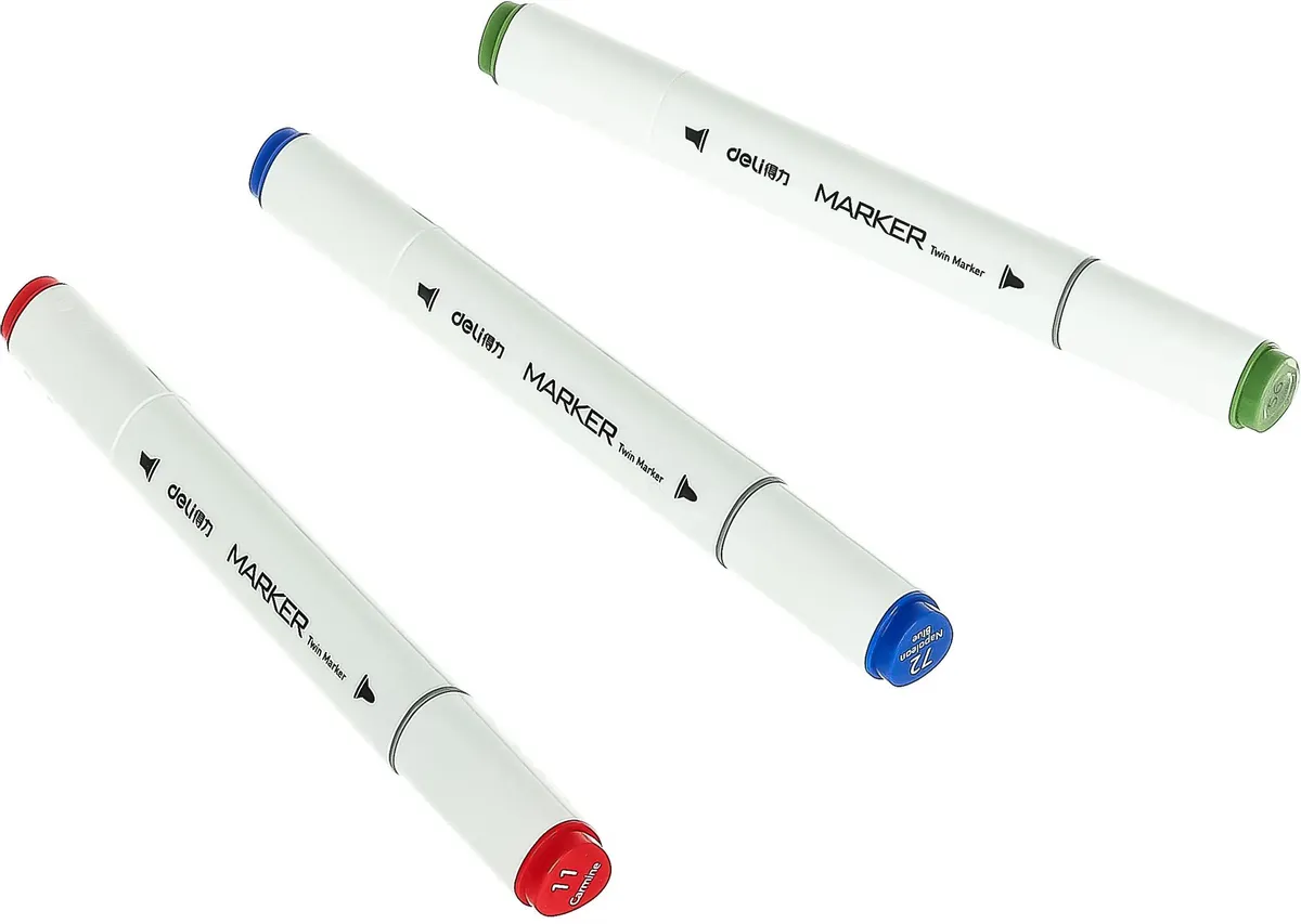 Marqueurs à base d'alcool deli 60 couleurs