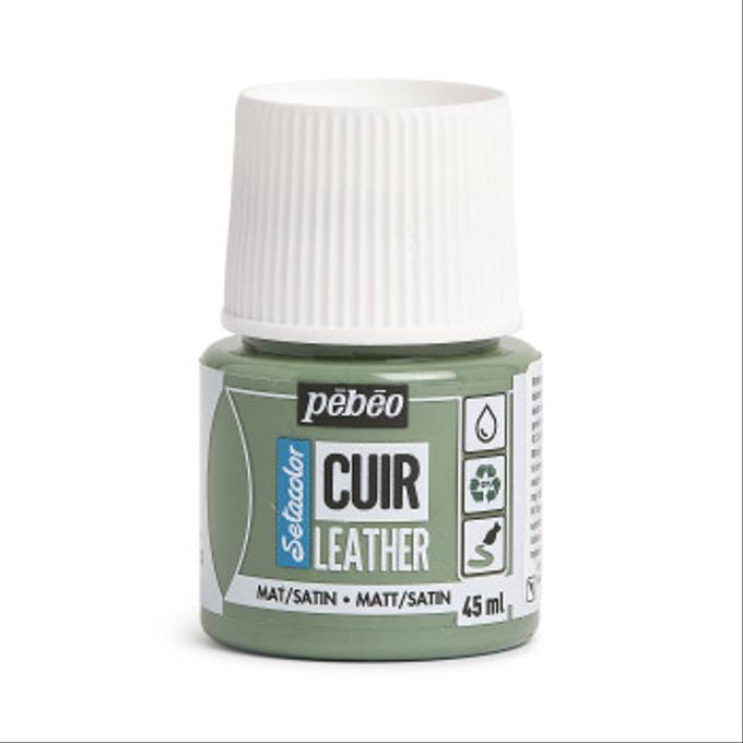 Peinture cuir Pebeo 45ml Vert matcha