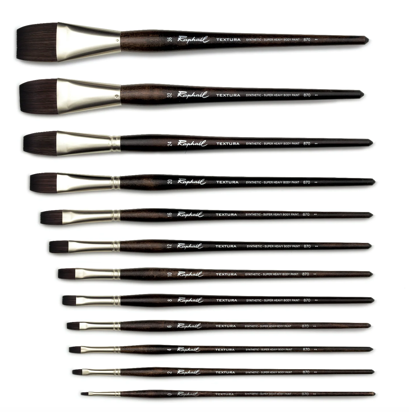 Pinceaux Raphaël Textura Plat (acrylique)