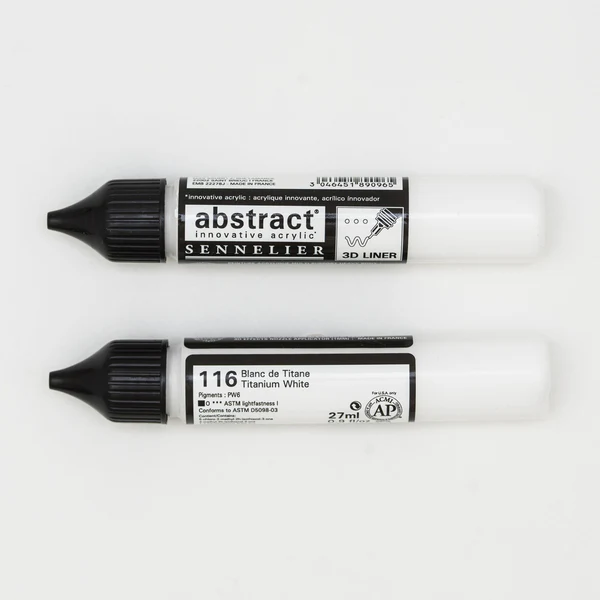 Abstract 3D liner 27ml Blanc de Titane
