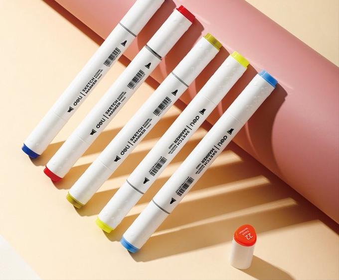 Marqueurs à base d'alcool deli 80 couleurs