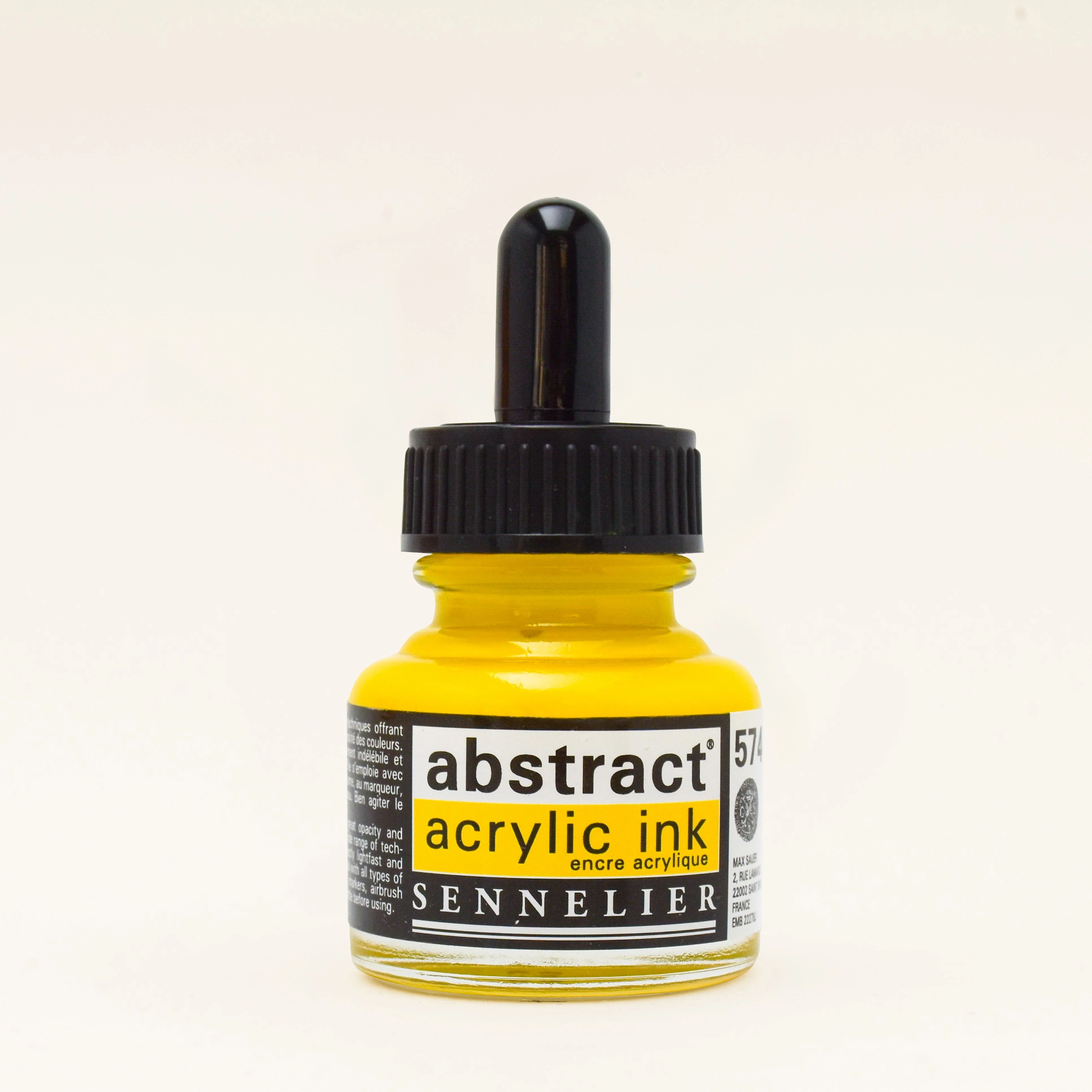 Abstract Encre Acrylique 30 ml - Jaune Primaire