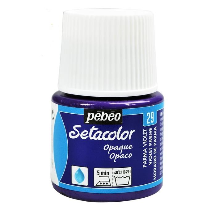 Peinture tissu setacolor Pebeo 45ml Violet parme