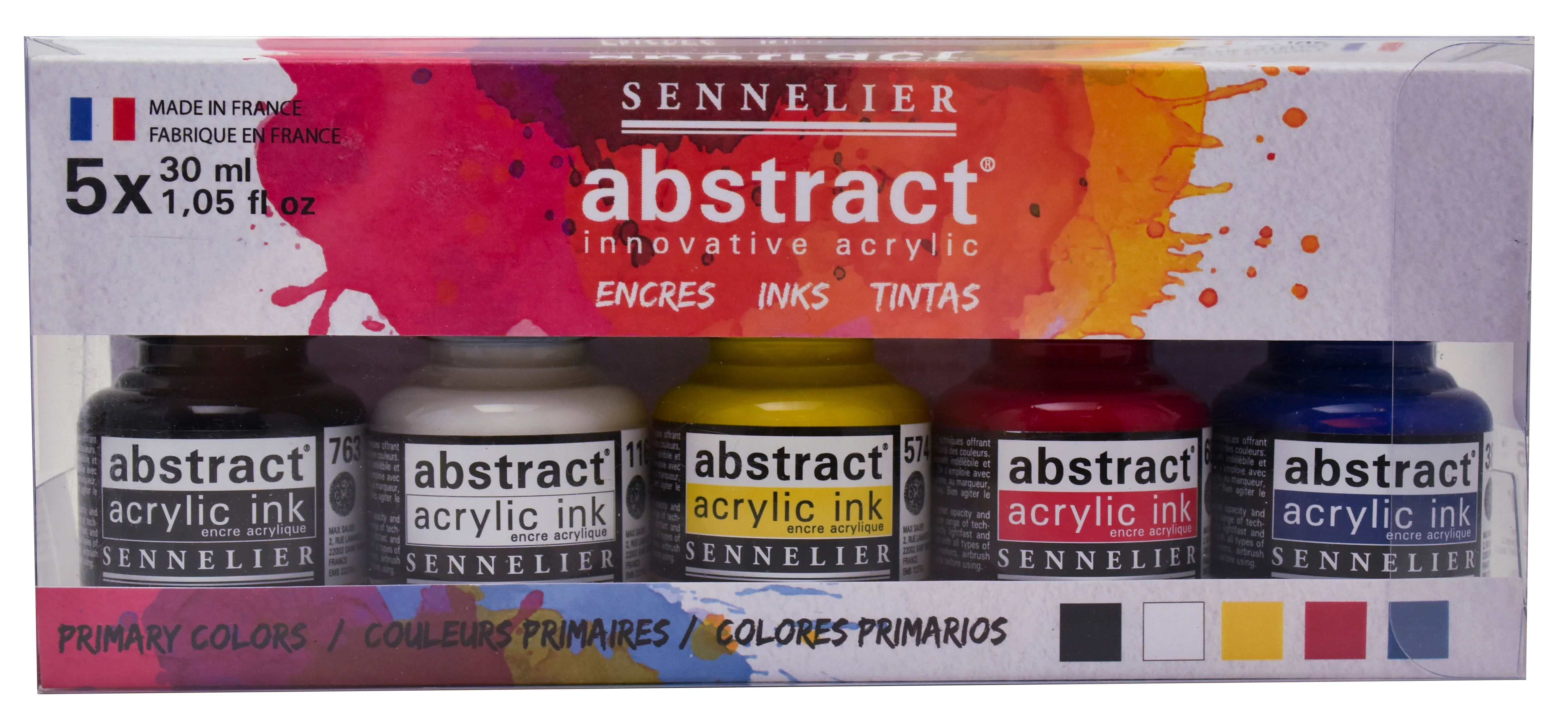 Set encre Abstract 5x30ml
