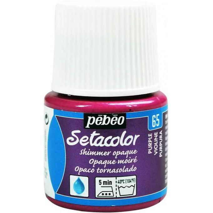Peinture tissu setacolor Pebeo 45ml Violine