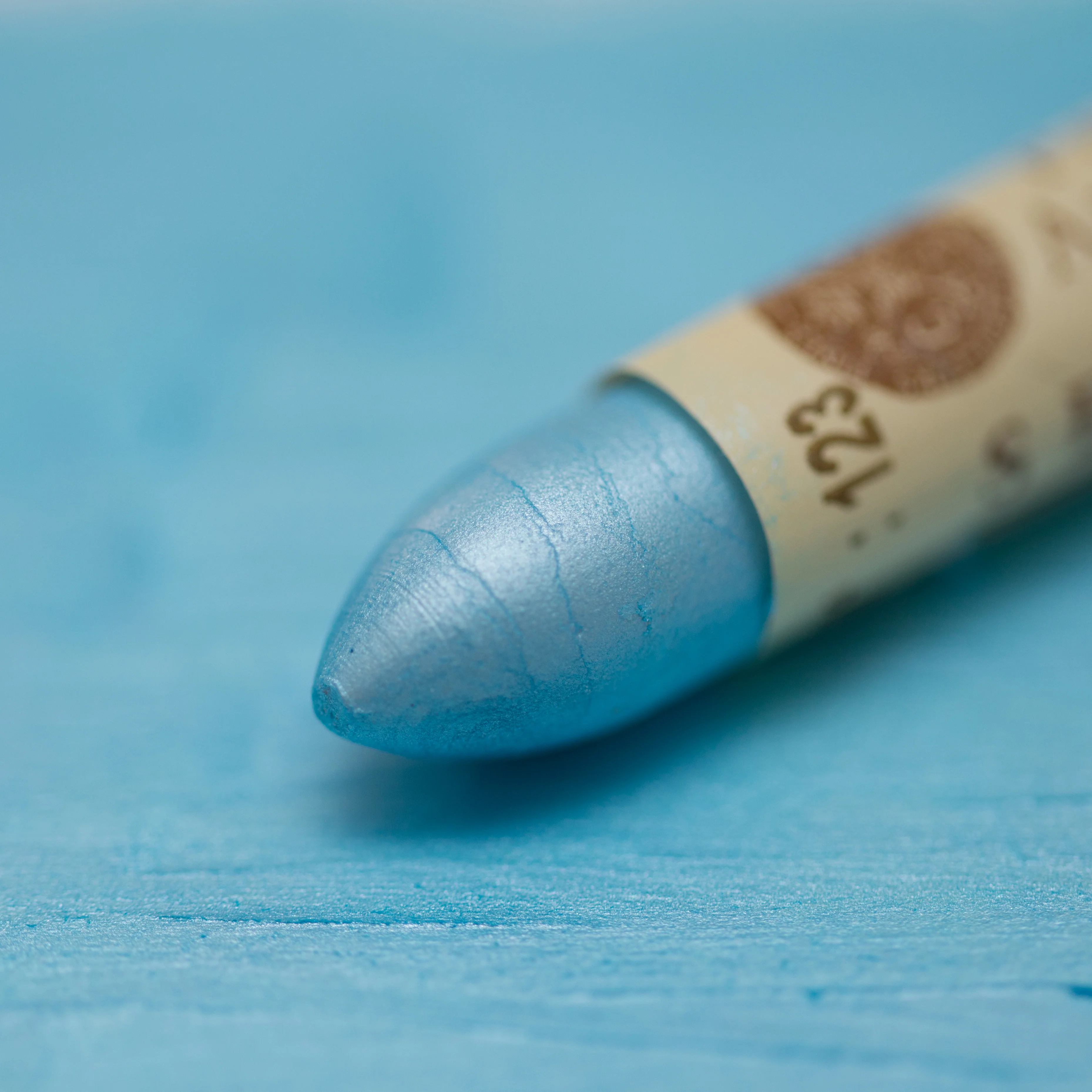 Pastel Huile Irisé 5ml Bleu Transparent