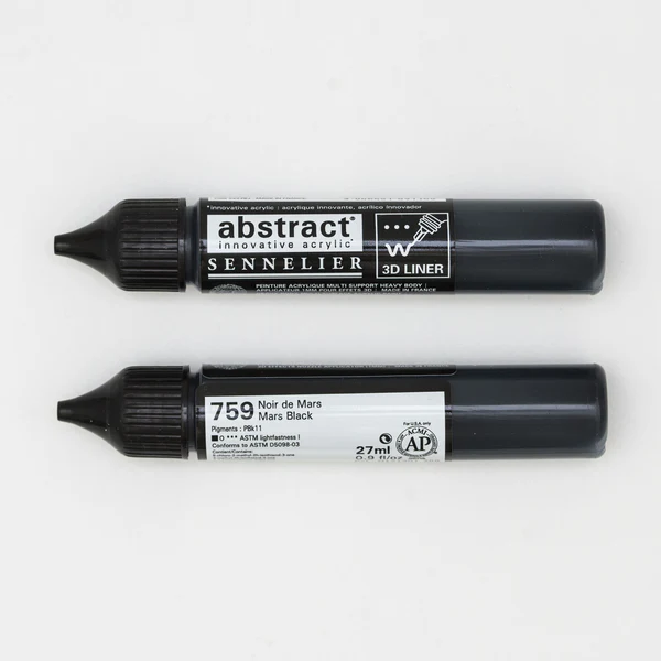 Liner acrylique Sennelier Mars Noir