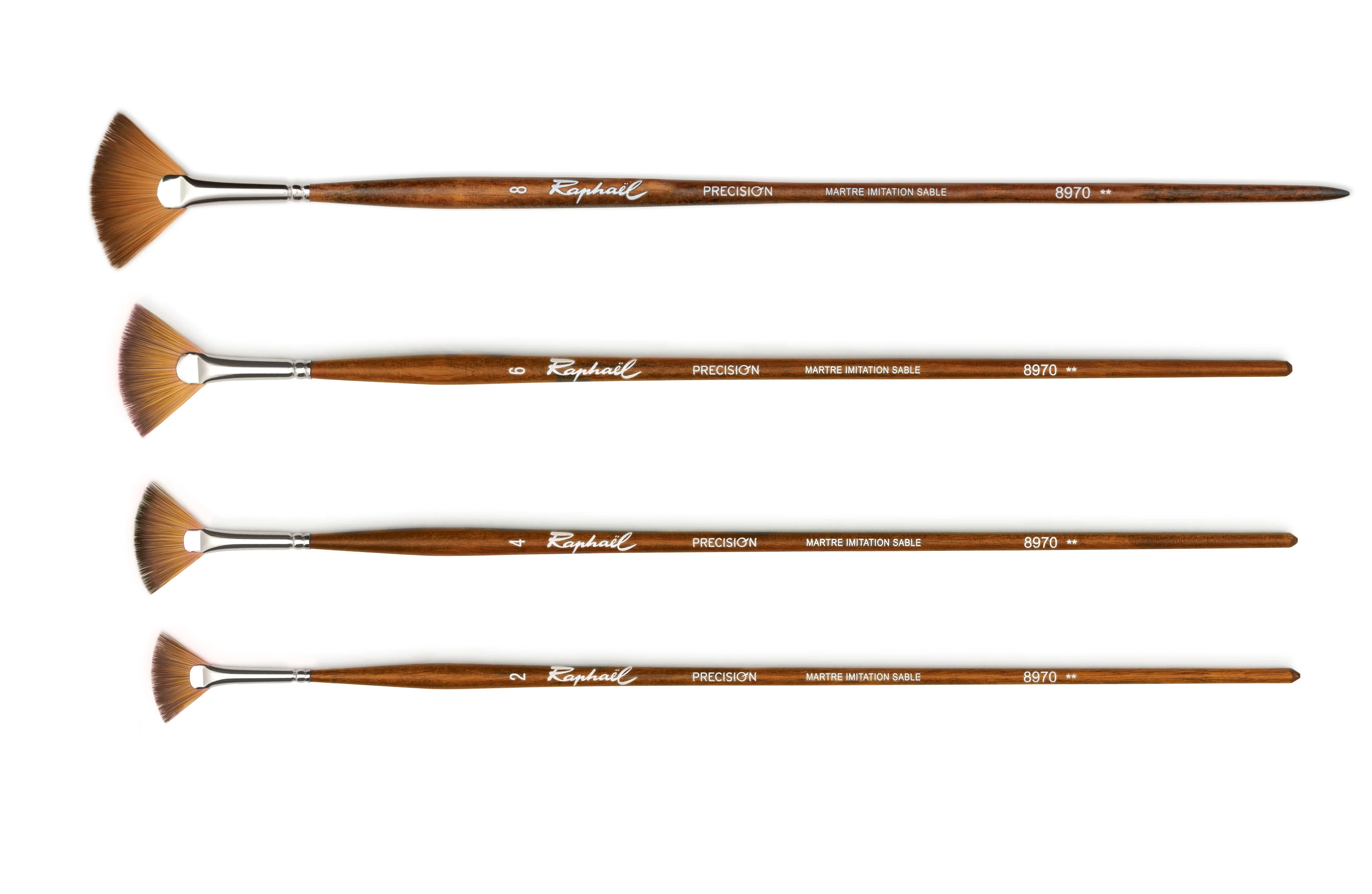 Pinceaux Éventail Acrylique Précision