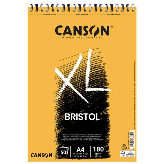 Bloc Canson XL Bristol A4 50F 180g