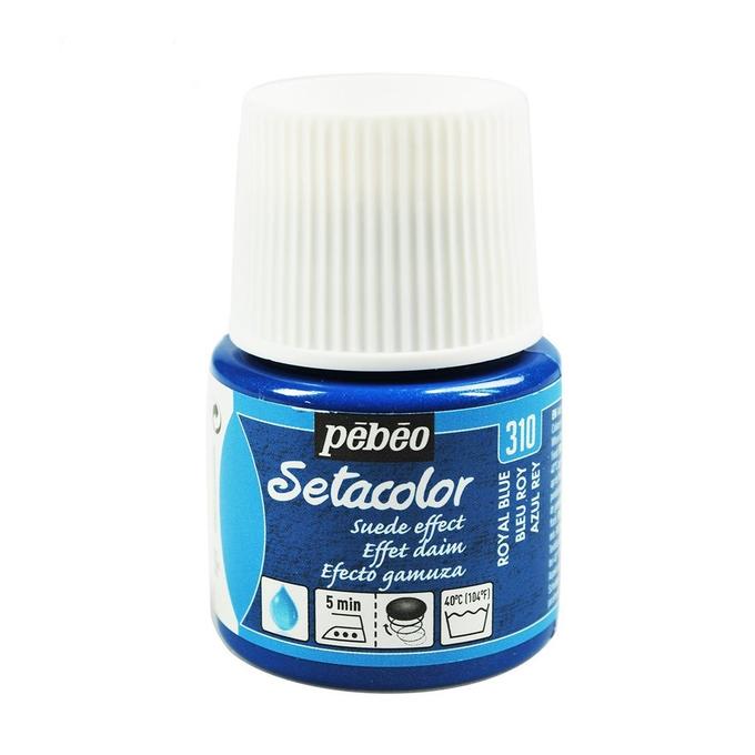 Peinture tissu setacolor Pebeo 45ml Bleu roy
