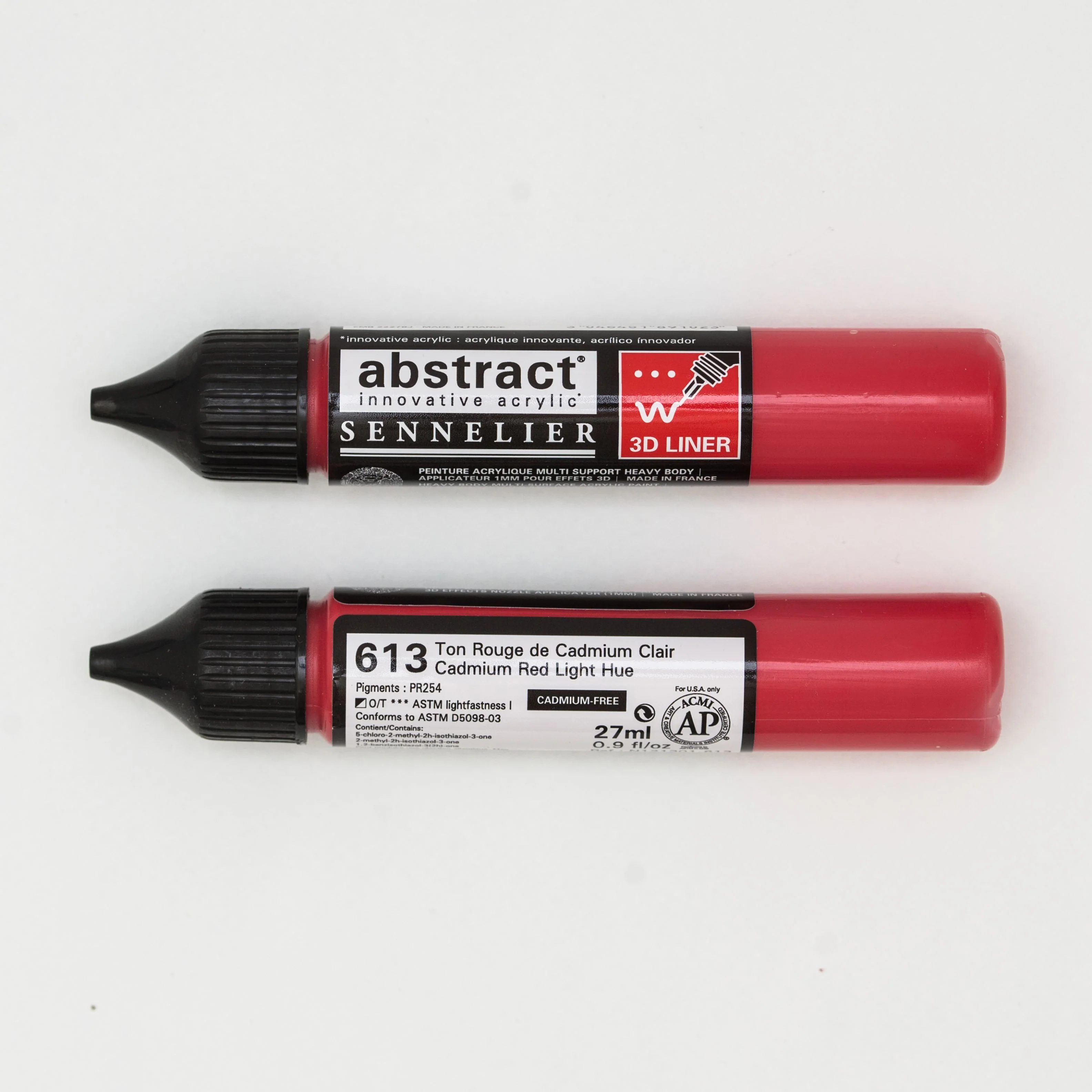 Abstract 3D liner 27ml Ton Rouge de Cadmium Clair
