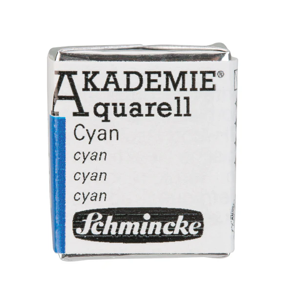 Aquarelle Schmincke Akademie Cyan