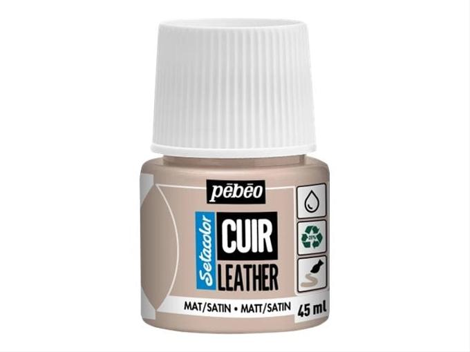 Peinture cuir Pebeo 45ml Taupe