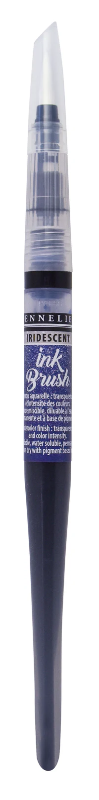 INK BRUSH Encre Aquarellable - Bleu Outremer Irisé