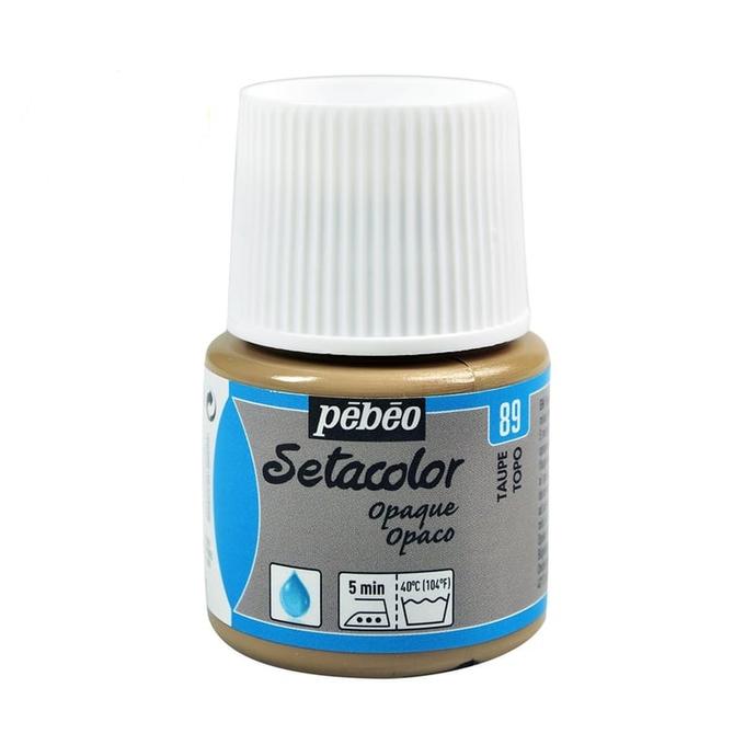 Peinture tissu setacolor Pebeo 45ml Taupe