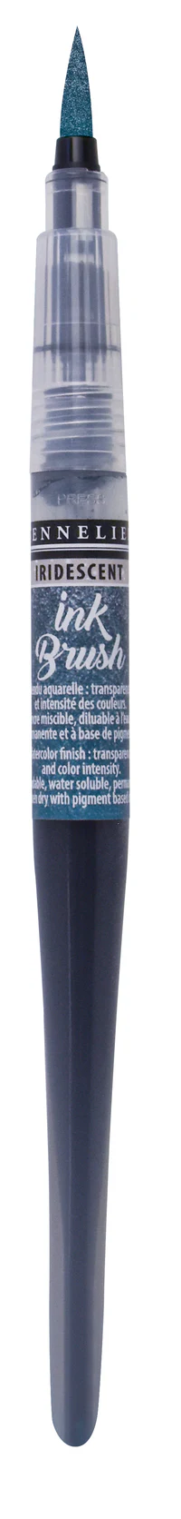 INK BRUSH Encre Aquarellable - Bleu indigo Irisé