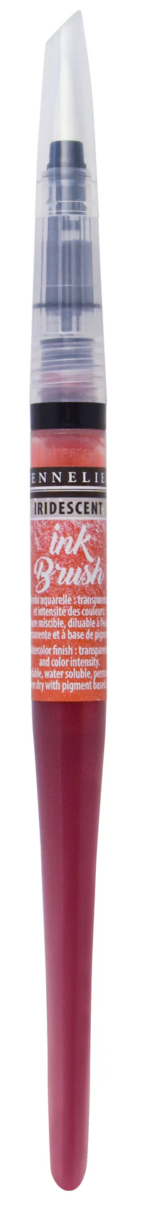 INK BRUSH Encre Aquarellable - Rose Orange Irisé