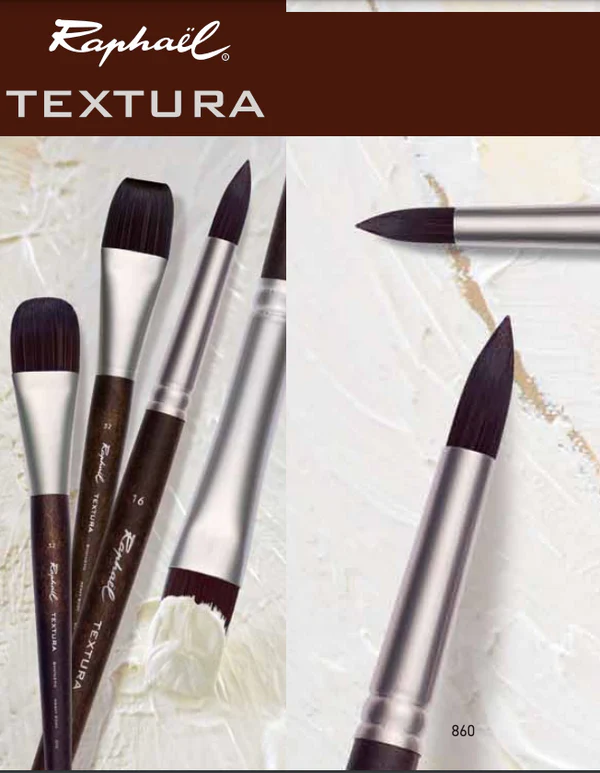 Pinceaux Raphaël Textura Ronds (acrylique)