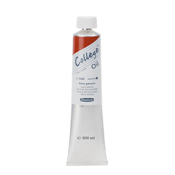 College Oil Terre de Sienne brûlée 200 ml - SCHMINCKE