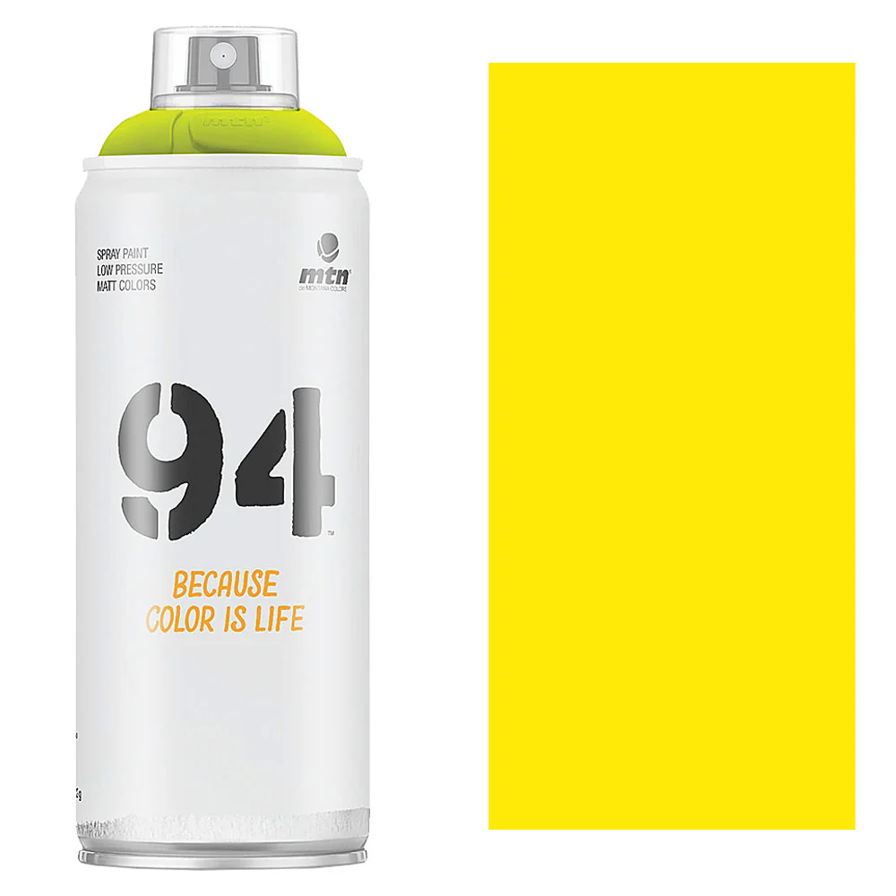 Bombe de peinture MTN 94 - Fluorescent Yellow (400ml)