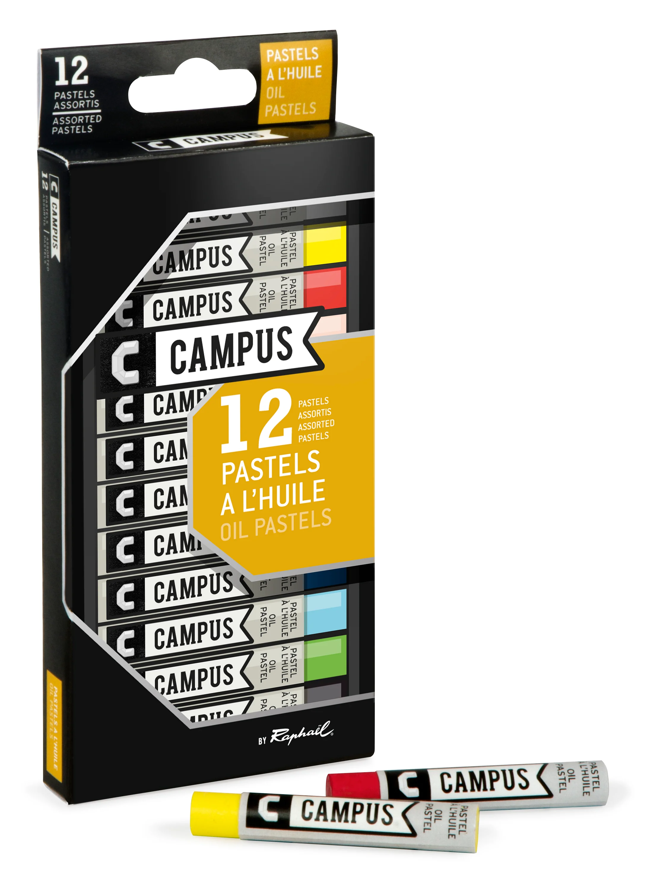 Set 12 Pastels Huile CAMPUS