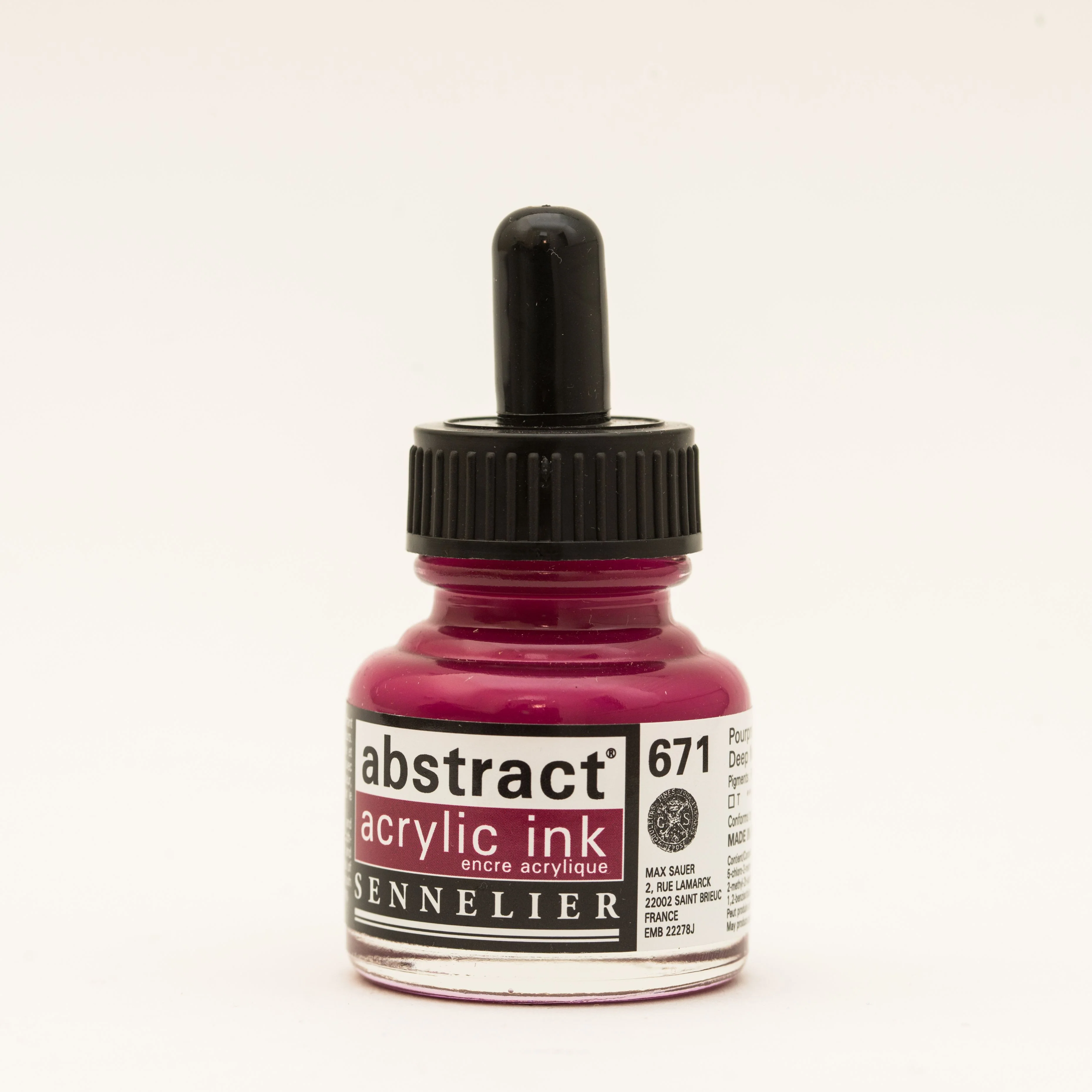Abstract Encre Acrylique 30 ml - Pourpre Hélios