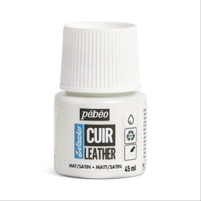 Peinture cuir Pebeo 45ml Blanc
