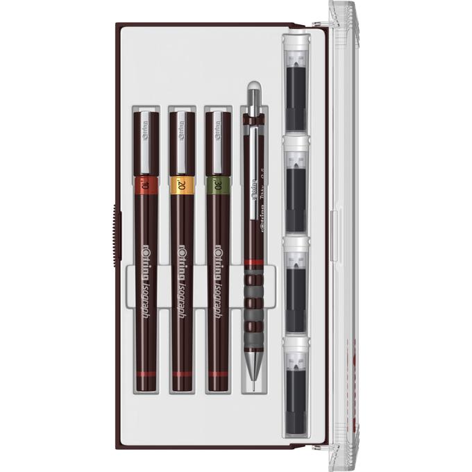 Ensemble Rotring 3 Isograph Coffret Junior