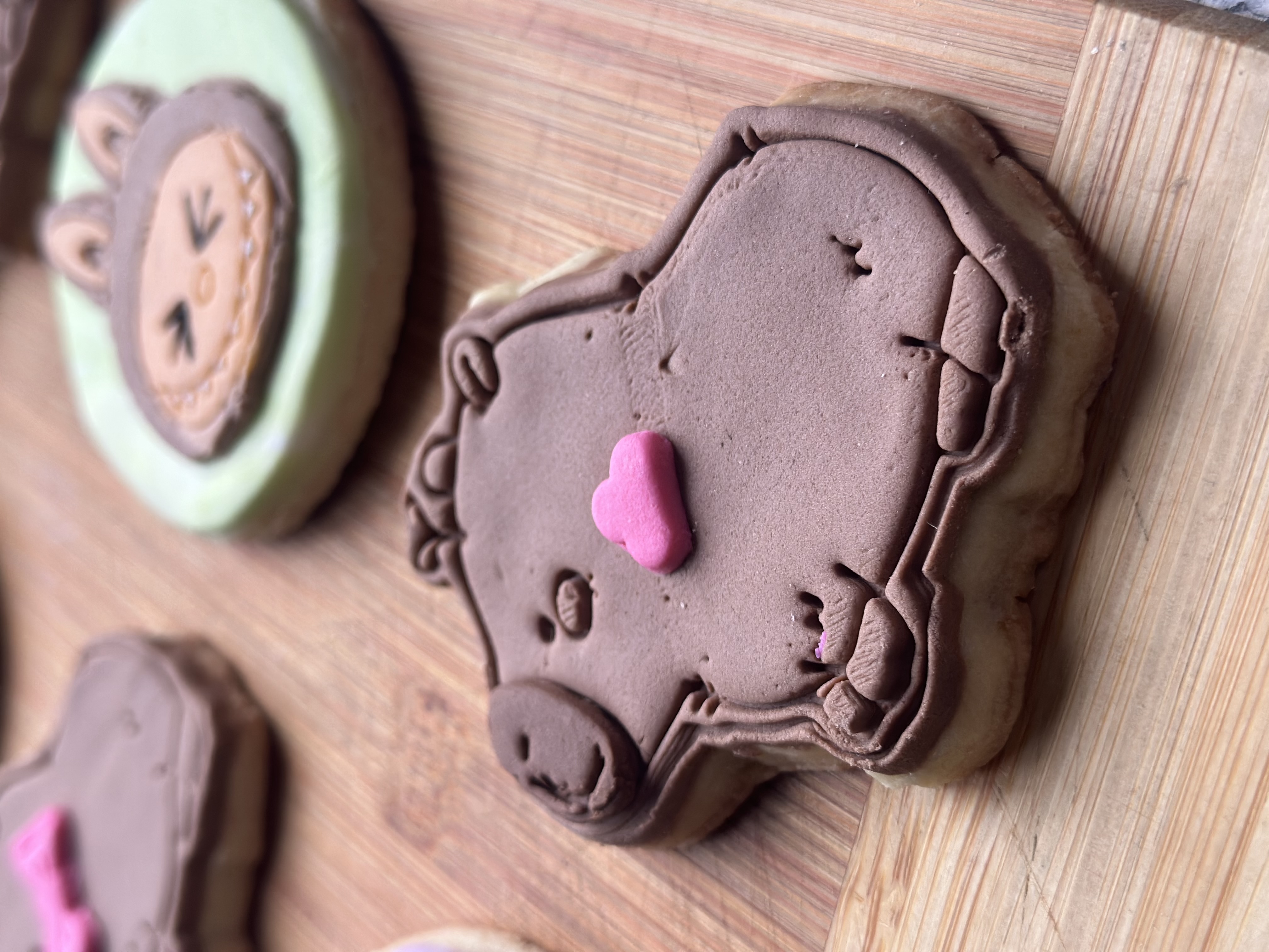 Galleta decorada de Capybara