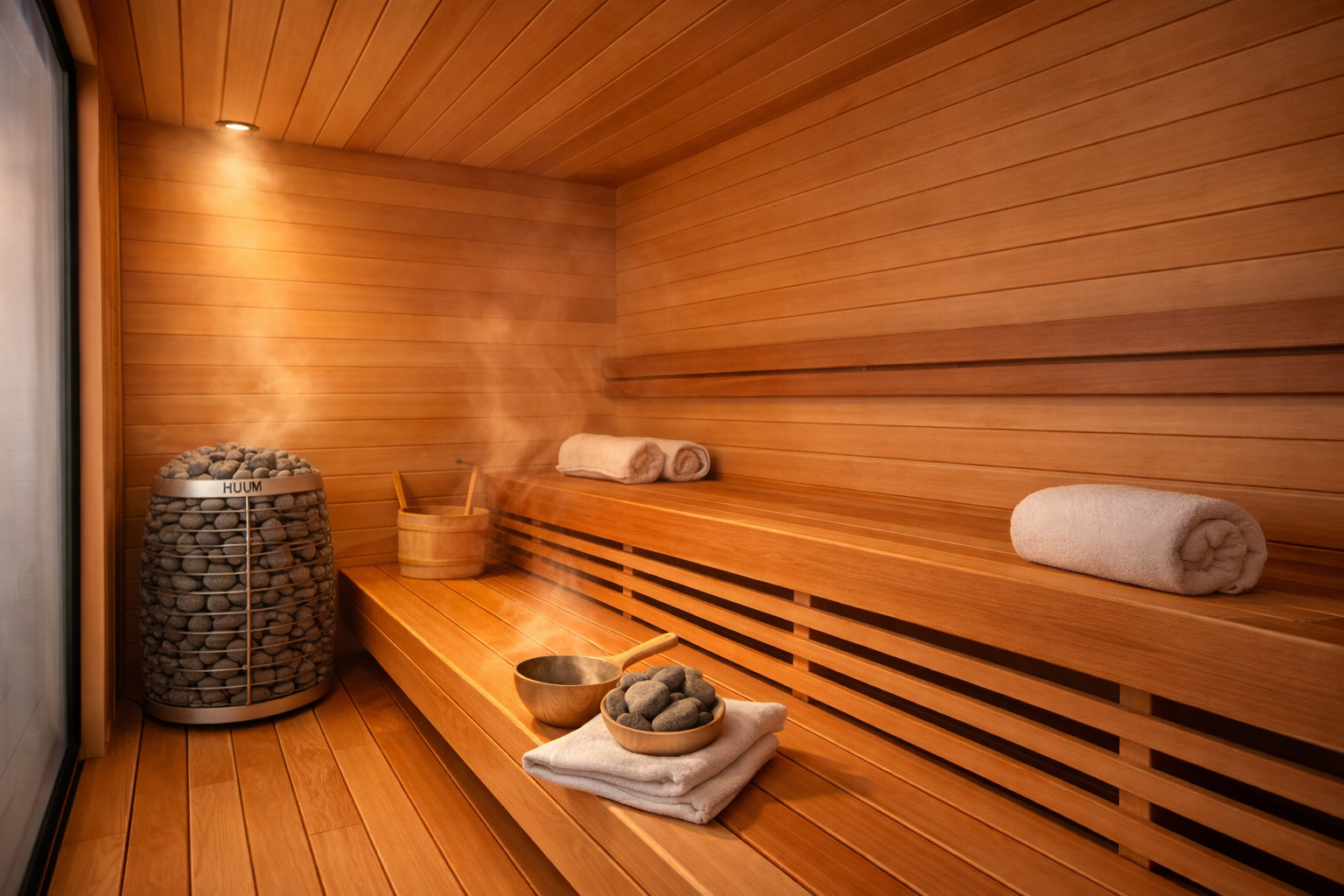 Sauna Deluxe with shower